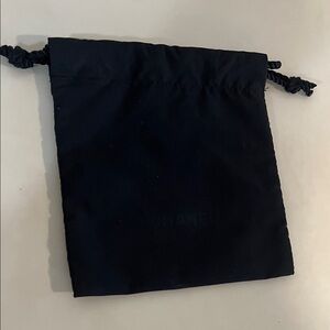 CHANEL Classic Black Makeup Dust Bag Pouch